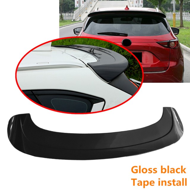 FOR 20172019 MAZDA CX5 CX5 UNPAINTED BLACK JDM REAR ROOF TOP SPOILER