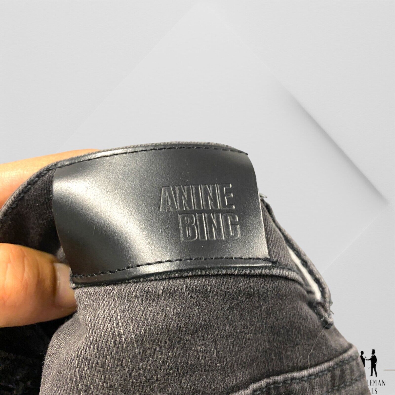 Anine Bing Black Wash Skinny Fit Denim Jeans Size… - image 9