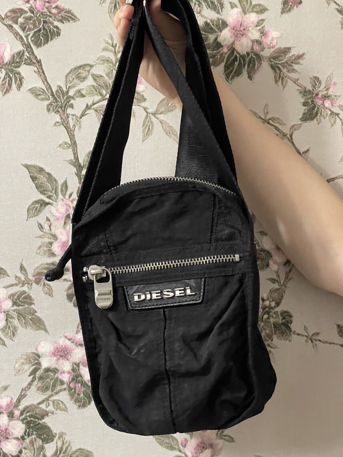 DIESEL metal logo shoulder bag ビンテージ Y2K