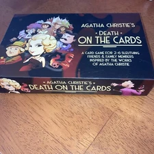 AGATHA CHRISTIE: DEATH ON THE CARDS Board Game Modiphius Entertainment Halloween