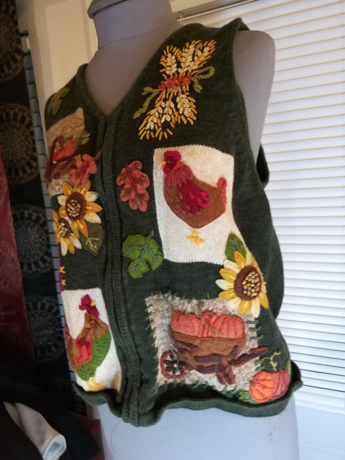 Vintage Tiara International Sweater Vest Women's Size… Gem