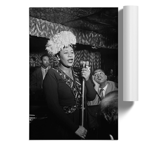 Ella Fitzgerald Unframed Wall Art Poster Print Home Decor Living Room