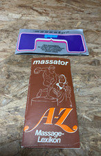 Gebrauchsanleitung und Broschüre Massagegerät Massator Super Vintage