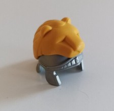 Playmobil R&ouml;mer Helm silber mit L&ouml;we Ersatzteil