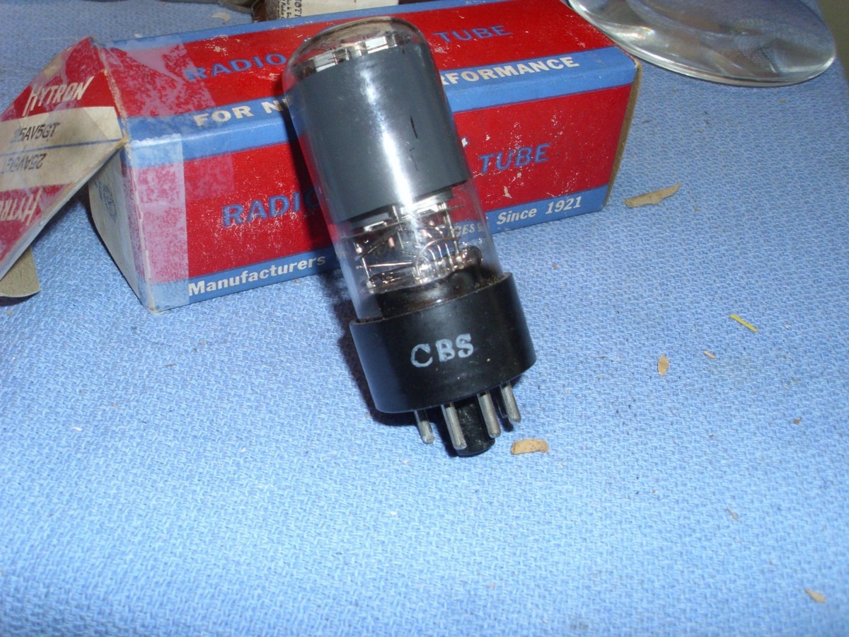 HYTRON真空管　25 Hytron HY-25 Vacuum Tube Ceramic Vintage Radio (shelf48box6