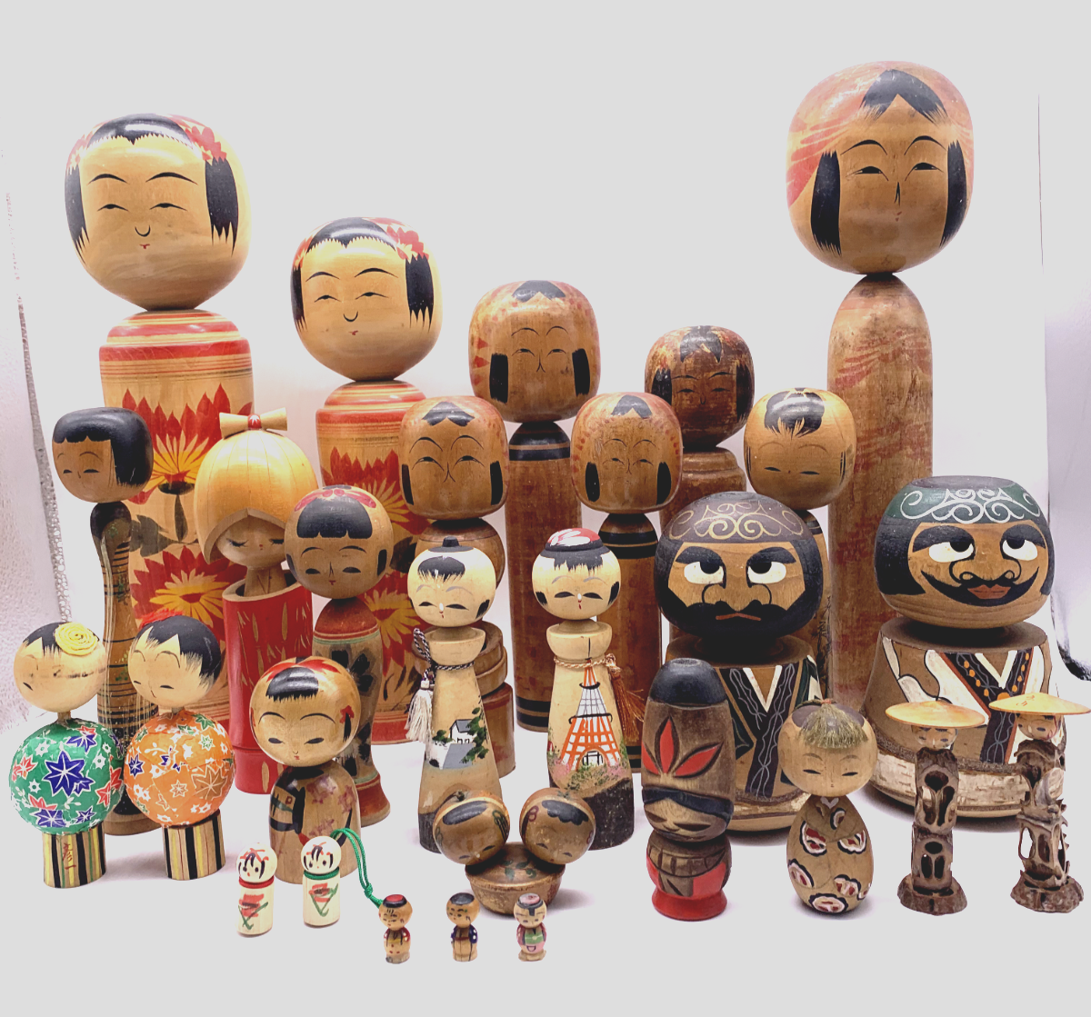 These are some of the most valuable KOKESHI collected by wealthy