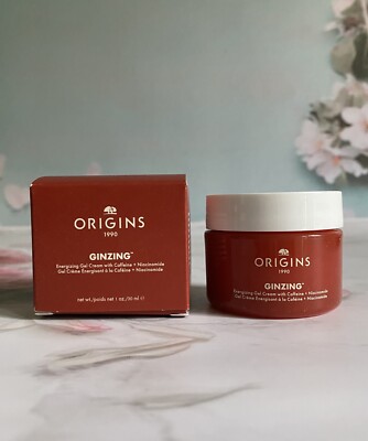 Origins Ginzing Energizing Gel Cream W/ Caffeine + Niacinamide 1.0oz/30ml NIB