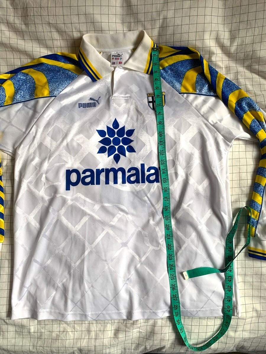 Vintage 90s Stoichkov Parma Football Long Sleeve Jersey XL