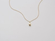 Beautiful Tiny Drop Design Pendant In 925 Rose Gold Finish Chain Women Necklace