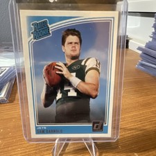2018 Panini Donruss Rated Rookie Sam Darnold #301 New York Jets Football Card. rookie card picture