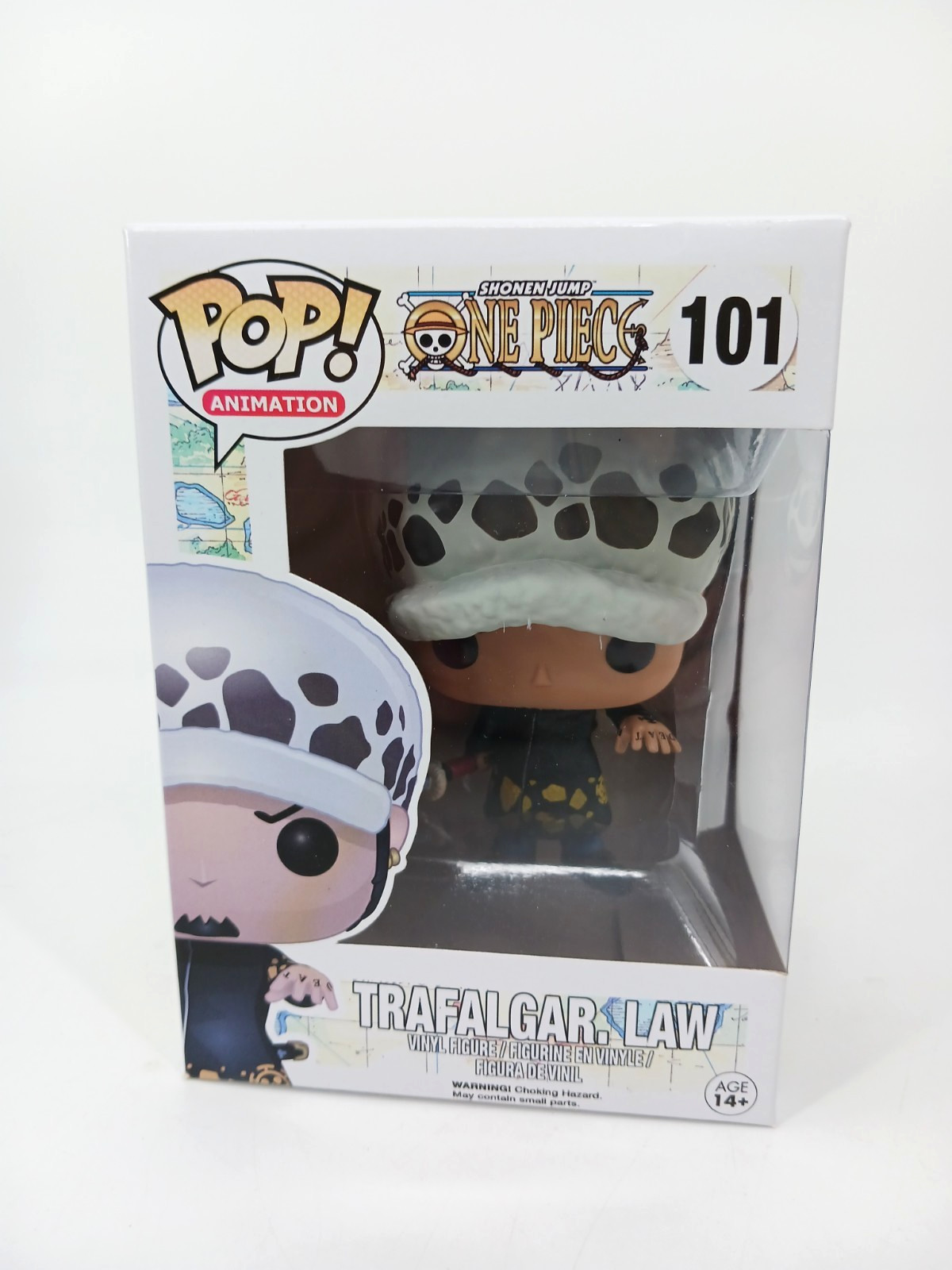 Funko POP Trafalgar Law #101 Figura Vinilo Una Pieza Caja Descolorida JJL Primera Impresión