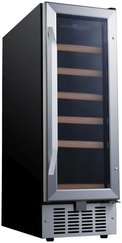 EdgeStar CWR182SZ 12"W 18 Bottle Built-In Single Zone Wine Cooler - Stainless - Picture 7 of 12