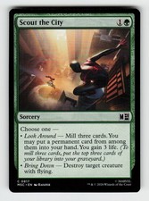 Scout the City 817 Common Commander: Marvel Super Heroes Magic: The Gathering