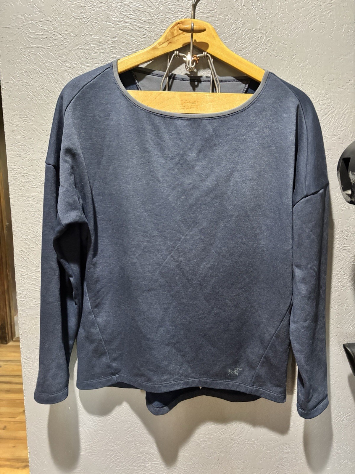 ARC'TERYX Arc’teryx Nyara maglione pullover collo barca donna taglia small blu navy scuro