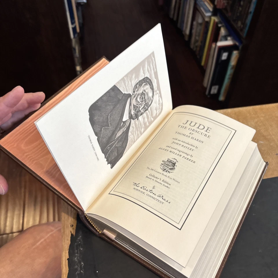JUDE THE OBSCURE Thomas Hardy 1977 Leather HC Easton Press Foto 4 de 4