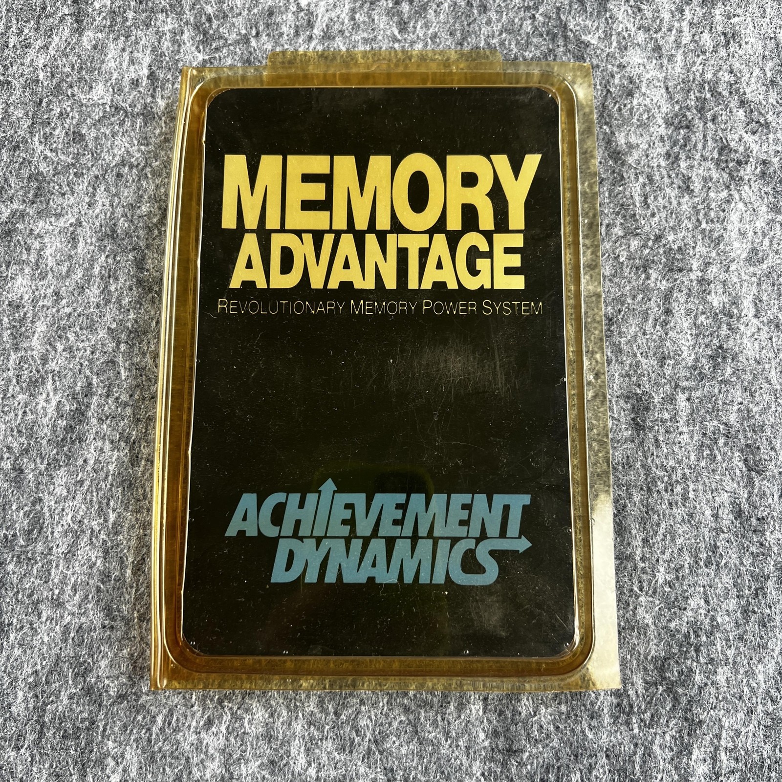 Vintage Memory Advantage Phil Bonnell Achievement Dynamics Self-Help Cassette