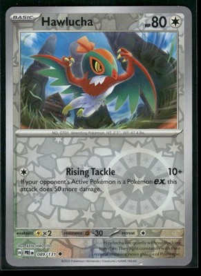 Hawlucha (Reverse Holo) Uncommon SV: Prismatic Evolutions 050/131 NM