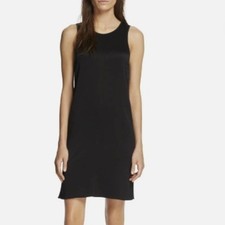 Rag & Bone Clementine Silk Dress Womens 8 Black Open Side Elastic Detail LBD