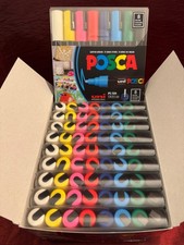 POSCA PC-5M 80 Markers Master Box 10 Sets Uni Paint Pens Japan