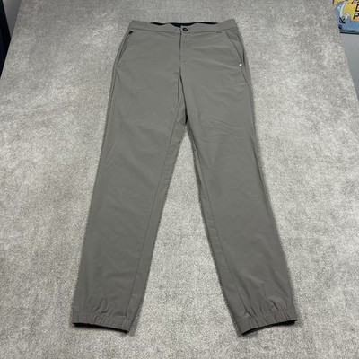 Vuori Mens Fleet Jogger Pants Small Brown Gray V444 Performance Flex Lightweight