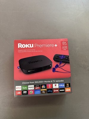 Roku Premier+ (5th Generation) 4K Media Streamer 4630X- Black for
