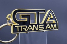Pontiac Trans Am Gta Emblem Keychain Black And Gold Not Red