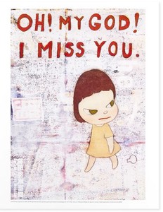 絶版　奈良美智　ポスター　OH！ MY GOD！ I MISS YOU！　額装② Oh My God I Miss You | eBay