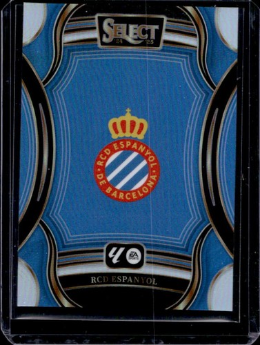 2024-25 Panini Select La Liga RCD Espanyol Team Badges Silver Prizm Rookie #18