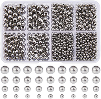 Edelstahl-Perlen Set FüR Schmuck DIY ArmbäNder & Ketten 880 StüCk