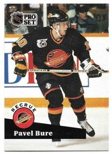 PAVEL BURE 1991-92 PRO SET FRENCH CARD MINT CONDITION