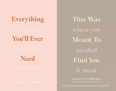 This Was Meant To Find You + Everything You' ll Ever Need By Charlotte Freeman