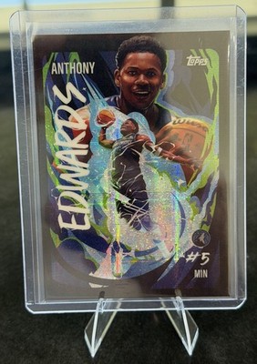 Topps Chrome Ultraviolet All-Stars Anthony Edwards Timberwolves UV-7