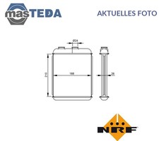 53215 WÄRMETAUSCHER INNENRAUMHEIZUNG VORNE NRF FÜR OPEL ASTRA H,ASTRA G