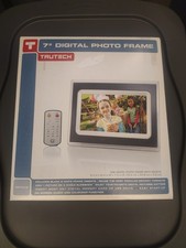 Trutech 7" Inch Digital Picture Photo Frame - New Open Box