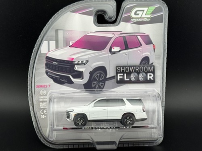 #ad Greenlight 2024 Chevrolet Tahoe White Showroom Floor 68070 1 64 $8.49