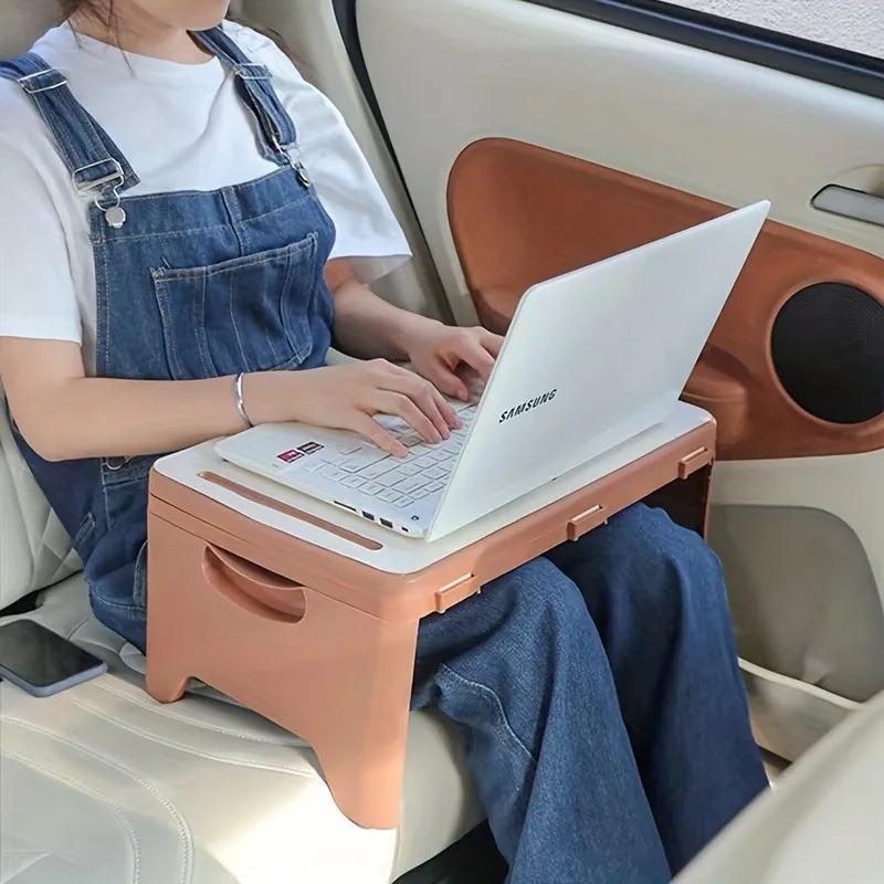 Stabiler klappbarer Lap Desk mit Stauraumteiler Laptoptisch Serviertablett für Bett