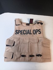 TJX Youth Play Vest - "Special Ops" - Size XS 4 - Tan - Great Condition