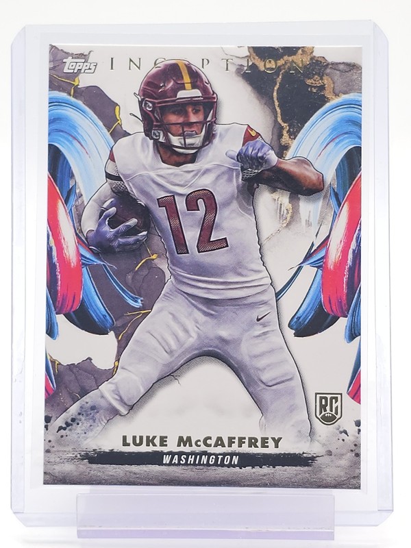 LUKE MCCAFFREY 2024 TOPPS INCEPTION FOOTBALL ROOKIE #173 WASHINGTON Q5099