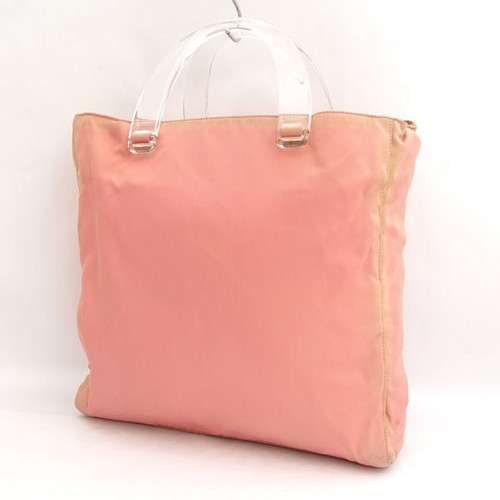 Prada Handbag Tote Bag Esto Pink