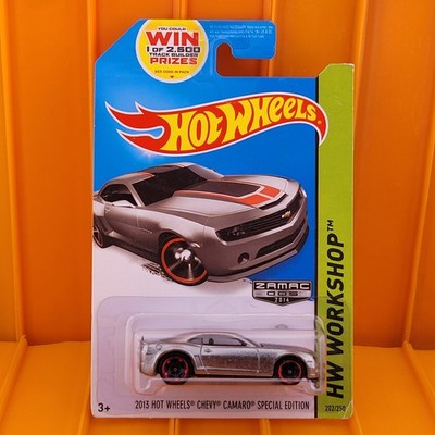 Hot Wheels - 2014 - 2013 HOT WHEELS CHEVY CAMARO SPECIAL EDITION (ZAMAC) 202/250