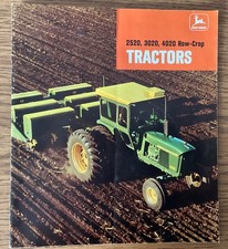 Orig. Brochure JOHN DEERE Tractor 2520, 3020, 4020, Row Crop A1679-68-12 Vintage