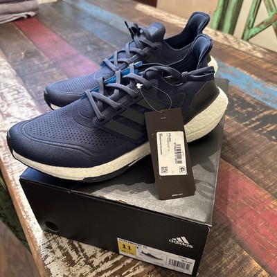 NEW adidas Ultraboost 21 Men's Running Shoes Size 11 FY0350 MSRP $180 Crew Navy