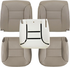 Driver  Passenger Bottom  Top Lean Back Replacement Seat Covers  Driver Foam