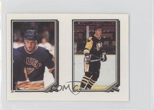 1987-88 O-Pee-Chee Album Stickers Craig Simpson Ron Flockhart #166-25 0a1