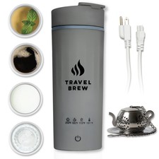 Portable Travel Kettle with Tea Infuser- Mini Electric Kettle with 4 Temperat...