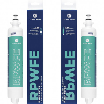 GE RPWFE Fridge Water Filter   OEM   2-PACK (With RFID Chip)