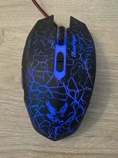 Bluefinger Gaming Mouse Blue LED Lighting