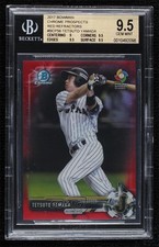 2017 Bowman Chrome Prospects Red Refractor 1/5 Tetsuto Yamada #BCP56 BGS 9.5 0a5