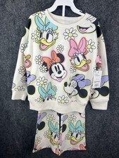 Disney Minnie Mouse Daisy Duck Sweatsuit 2 Piece Set Toddler 5T NEW