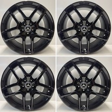 Genuine Mercedes 19” AMG GLC Sport Alloy Wheels Refurbished Black C253 X253